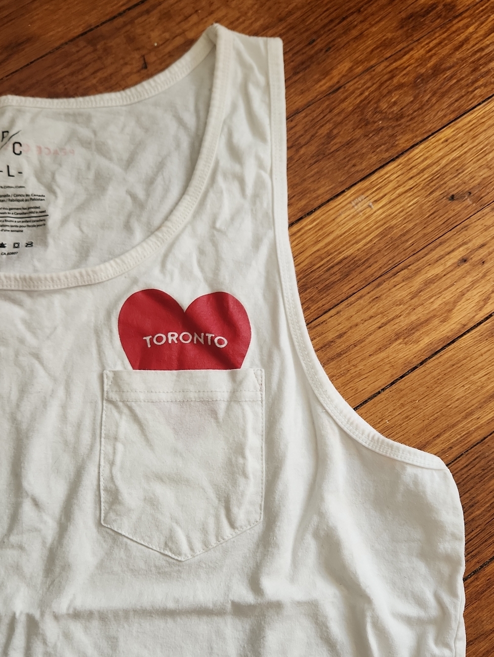 Peace Collective Toronto Heart Pocket Tank